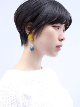 モリオフロムロンドン 松戸店(Morio from London) 【松戸 ムラマツ】前髪あり大人かわいいショートボブ黒髪