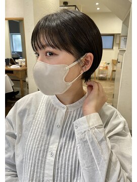 サク(Sac.) ブルーグレーベージュ×マッシュショートSac.恵比寿　栃木優佑