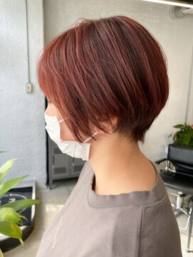 ピボット 北千住(PIVOT) 大人可愛い20代30代40代前下がりショートボブ丸みショート