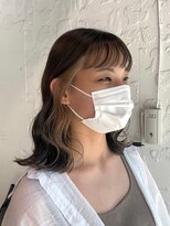 エム(EM) ダブルカラーインナーカラーホワイトベージュケアブリーチ