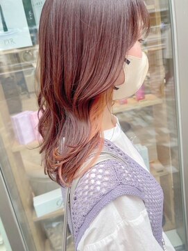 ネオリーブ アンド 渋谷店(Neolive &) 斜めバング/グレージュカラー/シルキーベージュ/韓国/渋谷