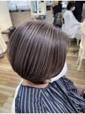 白髪ぼかしハイライト　用賀