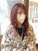 ヘアモード カクテル&nbsp;人気！オレンジブラウンカラー　【ニシヤマ　ミホ】