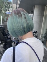 トクテ 吉祥寺(tokute) グレージュカラー/ボブウルフ/黒髪/ココアベージュ