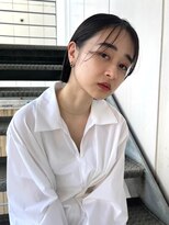 シーン(SCENE)&nbsp;耳掛け　シースルーバング　切りっぱなしボブ【天神/今泉】