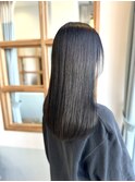 暗髪でも透明感♪ダークグレージュ