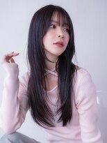 イルハバナ 渋谷(ill HAVANA)&nbsp;20代30代/大人かわいい/シアカラー/カール/シースルー/前髪