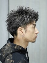 リップス レイ ギンザ(LIPPS Ray GINZA)&nbsp;横顔キマるツーブロックサイドパート　かき上げ