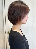 みねスタイル♪ 前下がり ひし形 ショートボブ 30代 40代 50代