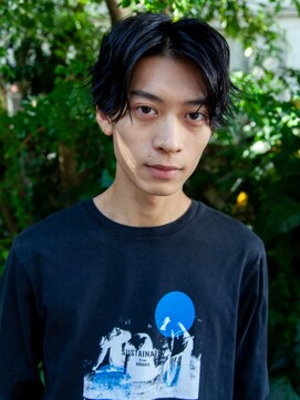 リュープリエ 笹塚(Lieu plie) ゆるめスパイラルセンターパートスタイル