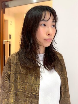 バブ バイネオリーブ(Bab by neolive) ロング/レイヤー/デジタルパーマ/チェリーブラウン/美髪