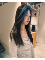 エルム 原宿 表参道(yelm)&nbsp;フェイスフレーミング/ブルーカラー/レイヤーカット/髪質改善