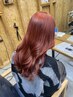 メンテナンスカット+色味補充オンカラー+韓国式水トリ-トメント12,100→6,600