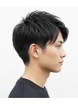 ▼アップバング/メンズカット/ツーブロック/ビジネスマン