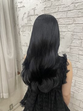 アジールヘア 池袋東口店(agir hair) 艶カラー/ブルーブラック/艶髪/コリアンブラック/池袋/池袋東口