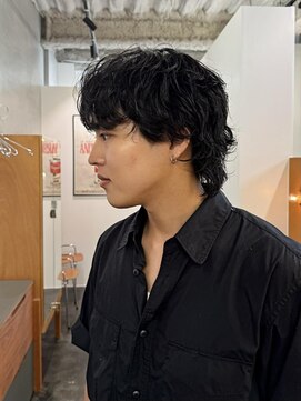 ニール 名古屋 伏見 丸の内(NEELU) [Neelu_take]メンズウルフ×ニュアンスパーマ