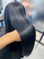 アルメリア 池袋(Arumeria)&nbsp;髪質改善ストレートブルーブラックネイビーブルー艶髪10代20代30