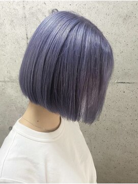 ディッシィ 立川(D'ICI) タイトボブ×ラベンダーシルバー