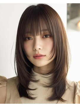 hum 立川【ハム】髪質改善・酸性ストレート・縮毛矯正 ココアベージュ/オリーブグレー/小顔/黒髪[立川/髪質改善]