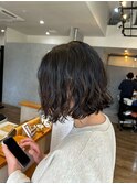 デジタルパーマ×ボブ