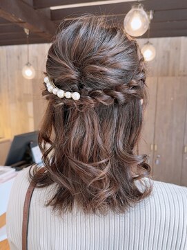 スカイ(SKY) お呼ばれヘア/ハーフアップ/アレンジ/ヘアセット/福井