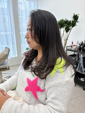 レイヤー/レイヤーカット/グレージュ