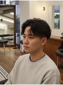 MEN'S HAIR/ツイスパ/刈り上げセンターパート/表参道駅