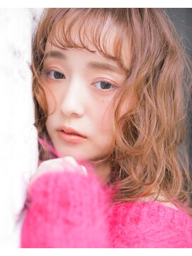 カライング(ing) 大人可愛いミディアムボブ20代30代40代小顔ミディアムパーマ