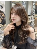 ♪ 韓国顔周り/ハイレイヤーカット/ミディアムレイヤー/銀座61