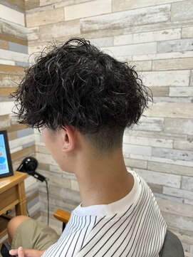 Men's hair salon CLEL【クレル】メンズカット/メンズパーマ/眉毛【3/6開店（予定）】 メンズマッシュ×ツイストスパイラルパーマ