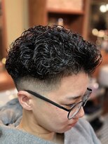 アンドザバダス(&THE BADASS)&nbsp;メンズカット×アイロンパーマ