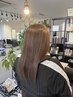 【メイ指名／人気No.1】カット＋透明感カラー＋高濃度集中補修TR ￥15000~