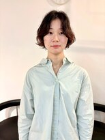  fit stand 千葉/ショートボブ/カット/パーマ/ダブルカラー/トリートメント/縮毛矯正&nbsp;イメチェン/ピンクベージュ/アンブレラカラー[千葉]