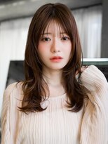 レノラ 本町(LENORA) 美髪ミディアムレイヤーカットデジタルパーマチェリーブラウン