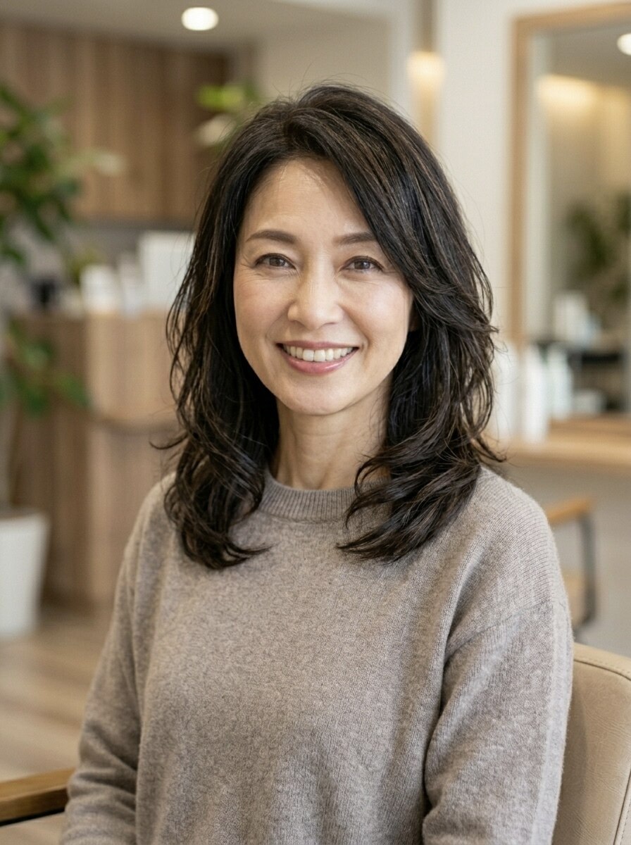 【マイナス５歳の美髪】カット＋エヌドット根元カラー（生え際3センチ）\4800