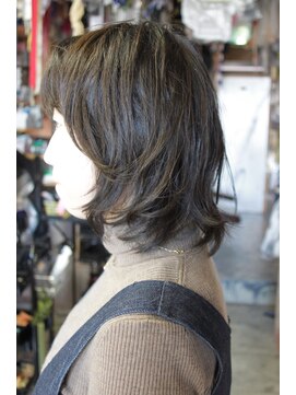 オーバーキャプテンネイキッド(OVER CAPTAIN NAKED) Ａライン柔らか束感ボブ