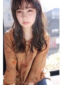 学生限定　「光りに当たると毛束が透ける」透け感パーマ