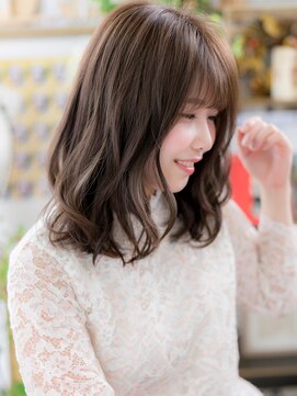 カバーヘア イヴ 戸頭店(COVER HAIR EVE) *EVE戸頭*モテ顔◎黒髪くせ毛風カールレディスタイルa