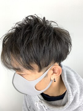 ヘアメイク Y-21 青葉台店 フォギーベージュ　×　マッシュ　×　ツーブロック