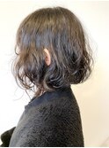 【宮本大輔】 大人可愛い 小顔パーマ コテ巻き風 ショートパーマ