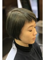 トイロヘアー(toiro hair)&nbsp;アシメバングのグラボブ