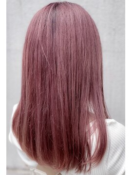 クレドガーデン 西新井店(CRED GARDEN) 透け感アンニュイ×ペールピンクカラー/西新井クレドガーデン