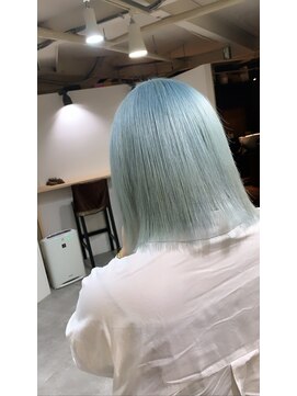 ラフ 難波店(LAFF) #黒髪#ボブルフ#ネビージュ#小顔#ワンレン