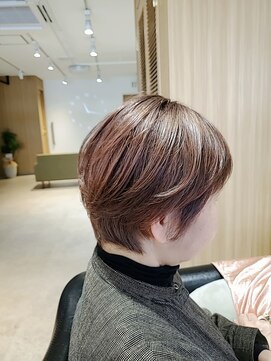 マナワ(manawa) 丸みショート＋カカオピンク