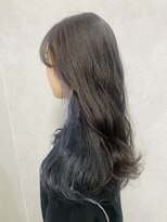 ヘアサロン グローリー(glory)&nbsp;インナーカラーブルー