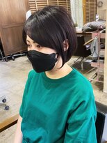 トト 船橋店(toto.)&nbsp;黒髪/グレーベージュ/レイヤーロング/前髪パーマ[西船橋/津田沼]