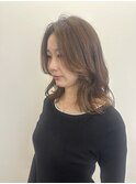 ハイトーンベージュ×色素改善カラー
