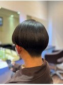 髪質改善縮毛矯正ショートヘア