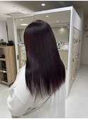 ボルドーカラー/ブリーチなしダブルカラー/暖色カラー/平塚/湘南