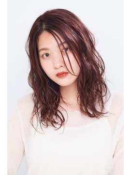ユニックス アリオ亀有店(UNIX) ニュアンスカール×グレージュカラー×ニュアンスカラー　30代◎